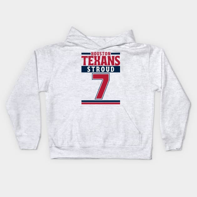 Houston Texans Stroud 7 Edition 3 Kids Hoodie by Astronaut.co